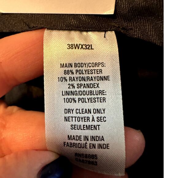 Nordstrom Rack Men’s Dress Slacks Blue Size 38x32 NWT Classic Tailored Menswear - Picture 5 of 8